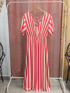Vestido Rayas London Trendy - Imagen 4