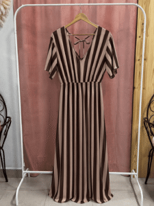 Vestido Rayas London Trendy - Imagen 3