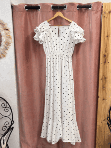 Vestido Bata Flamenca Lunares Sanlucar - Imagen 3