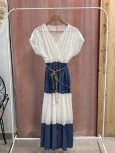 Vestido Denim Calado Premium Mid - Imagen 3