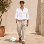 Pantalón Lino Rayas Premium Man (38-48) - Imagen 3