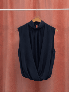 Blusa Gasa Globo Cruzada - Imagen 3