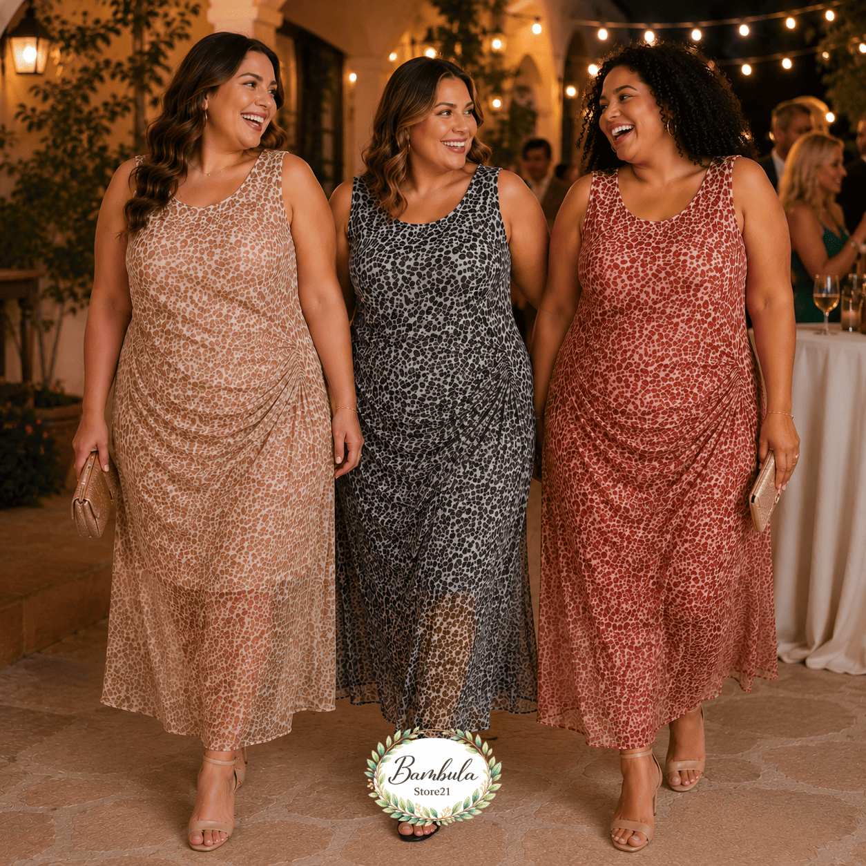 Untitled design-copy-2 Vestido Eventos Gasa Print Curvy - Imagen 1