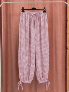 Pantalón Lazada Cuadros Bombacho Curvy y Pequeño - Imagen 6