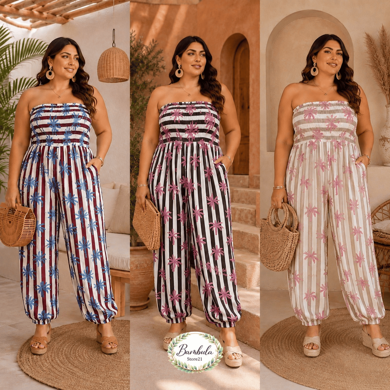 F3C9F73B-4DA1-41E9-BF9A-01C1D1E07E42 Mono Summer Rayas Caribe Curvy - Imagen 1
