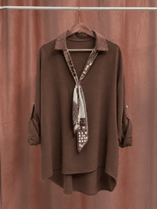 Blusa Pañuelo Trendy Curvy - Imagen 7