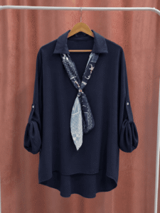 Blusa Pañuelo Trendy Curvy - Imagen 6