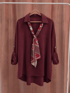 Blusa Pañuelo Trendy Curvy - Imagen 5