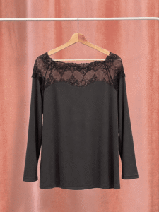 Camiseta Encaje Canale Curvy - Imagen 6