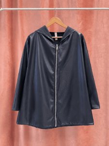 Chaqueta Polipiel Gorro Trendy Curvy - Imagen 7