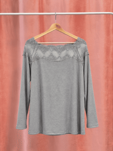 Camiseta Encaje Canale Curvy - Imagen 3