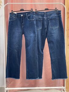 Vaquero Ancho Desflecado Curvy-Mid (44-52) (38-48) - Imagen 3