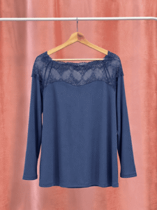Camiseta Encaje Canale Curvy - Imagen 4