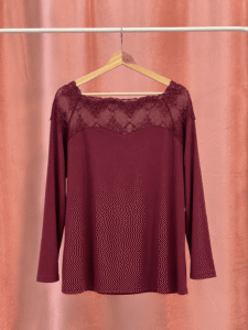 Camiseta Encaje Canale Curvy - Imagen 5