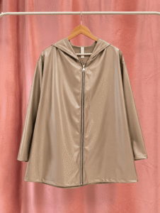 Chaqueta Polipiel Gorro Trendy Curvy - Imagen 6
