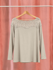 Camiseta Encaje Canale Curvy - Imagen 7