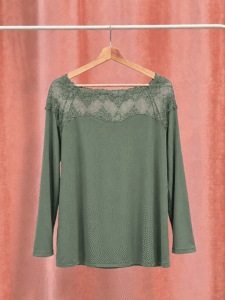 Camiseta Encaje Canale Curvy - Imagen 2