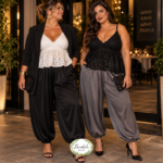 Pantalón Saten Bombacho Curvy