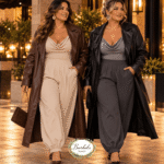 Gabardina Polipiel Larga Premium Curvy