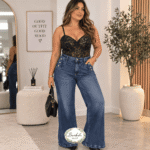 Vaquero Campana Botones Joya Curvy (44-54)