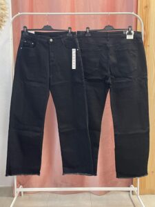 Vaquero Ancho Negro Curvy (44-52) - Imagen 2