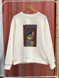Sudadera Estampado Trendy Chic Curvy y Pequeña - Imagen 3