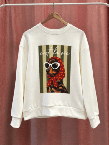Sudadera Estampado Trendy Chic Curvy y Pequeña - Imagen 9
