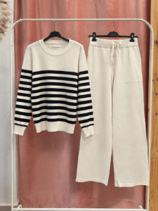 Conjunto Punto Rayas Venecia Trendy - Imagen 6