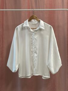 Camisa Saten Manga Globo Premium - Imagen 3