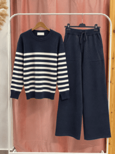 Conjunto Punto Rayas Venecia Trendy - Imagen 4