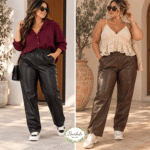 Pantalon Trendy Polipiel Curvy