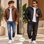 Chaqueta Polipiel Gorro Premium Man