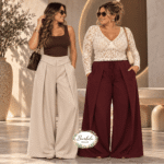 Pantalon Ancho Z Viral Pliegues