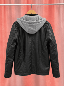 Chaqueta Polipiel Gorro Premium Man - Imagen 4