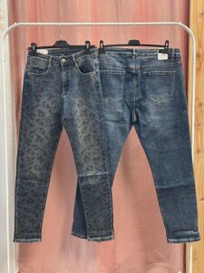 Vaquero Momfit Brillo Leopardo Premium (38-50) - Imagen 2