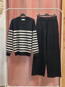 Conjunto Punto Rayas Venecia Trendy - Imagen 3